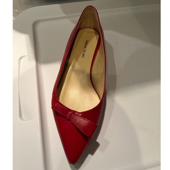 Pre-Owned Sarah Flint Natalie in Red Vacchetta Leather - Picture 4 of 13